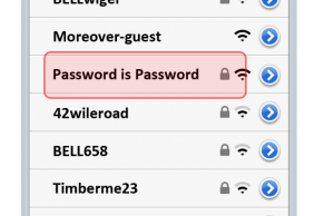 Password is password